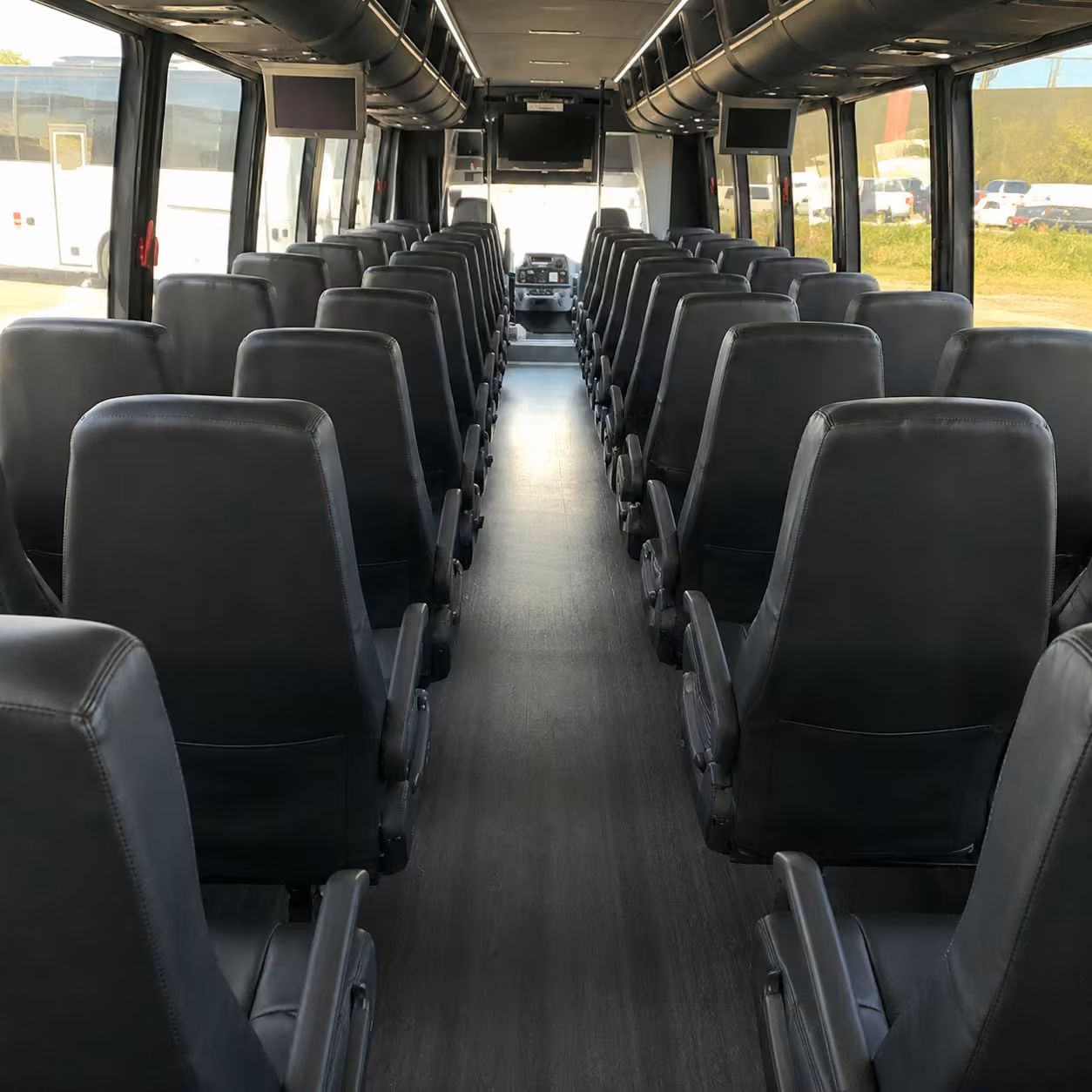 15 35 passenger minibus interior